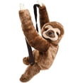 thumbnail image 1 of Rhode Island Novelty Plush Animal Travel and Adventure Backpack Bag - Sloth, 1 of 1