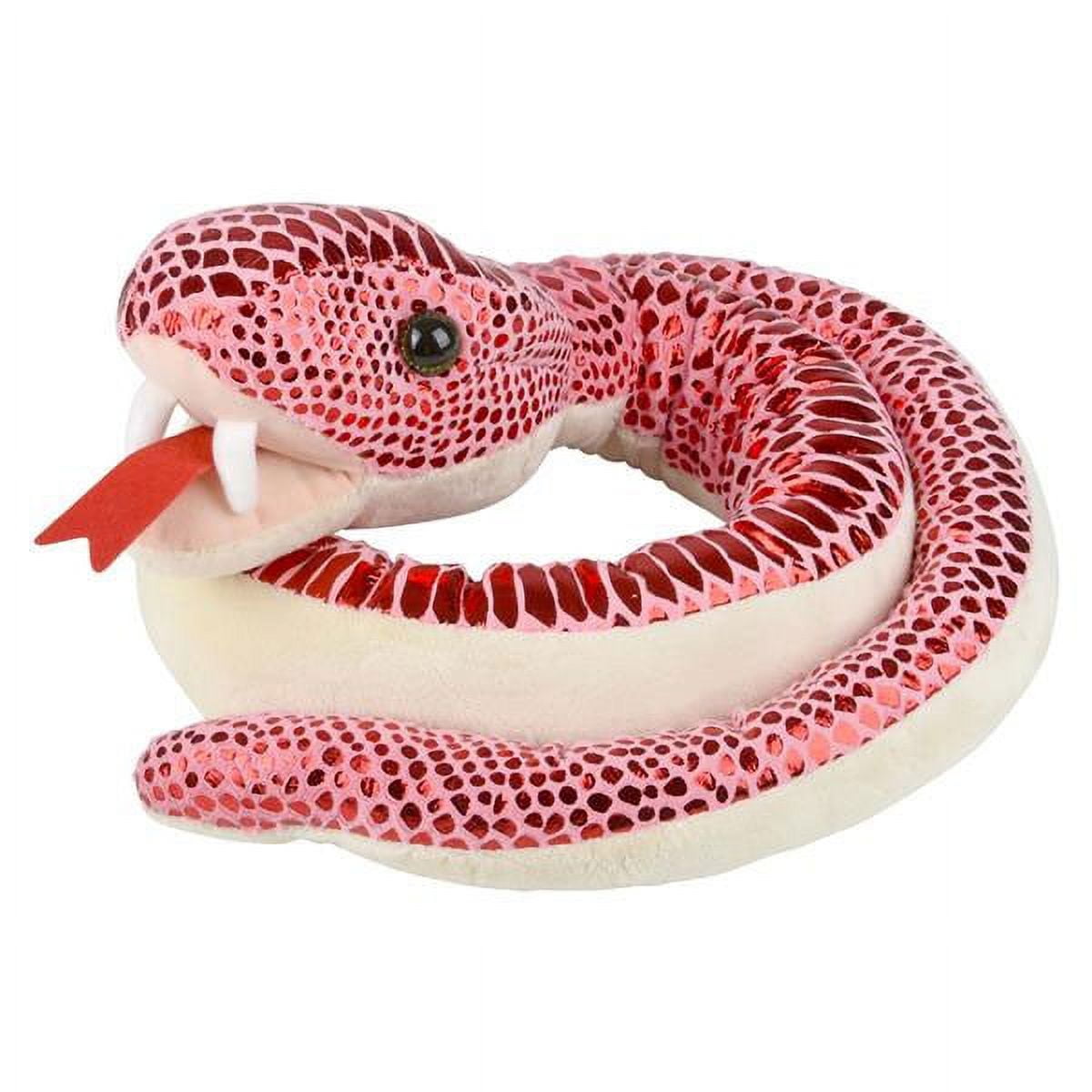 Rhode Island Novelty Plush METALLIC SNAKE (Red 54 inch)