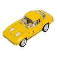 thumbnail image 1 of Rhode Island Novelty - Pull Back Die-Cast Metal Vehicle - 1963 CORVETTE STING RAY (Yellow)(5 inch), 1 of 1