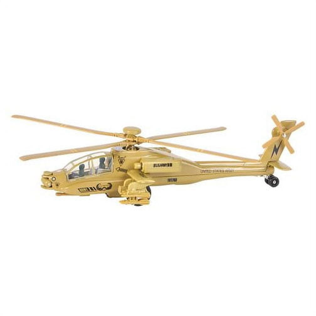 Hélicoptère Apache En Bois – 86 Pièces – Maquette 3D à Construire – Bois D’érable Durable – Boîte Cadeau