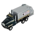 thumbnail image 1 of Rhode Island Novelty - Pull Back Die-Cast Metal Vehicle - SANITATION GARBAGE TRUCK (Green)(6 inch), 1 of 1