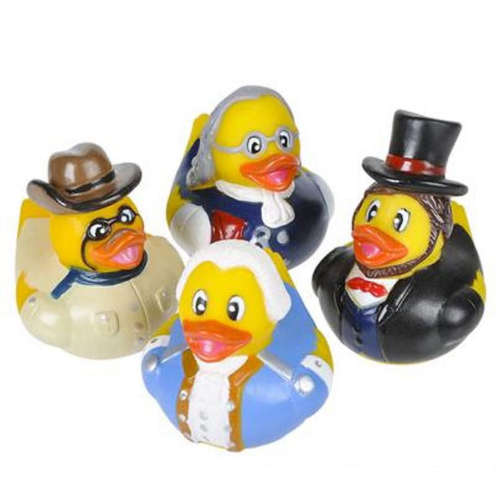 Rhode Island Novelty Rubber Ducks U.S. HISTORICAL FIGURE DUCKS (Set