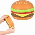 thumbnail image 1 of Rhode Island Novelty - SQUISH STRETCH BURGER (3.25 inch), 1 of 1