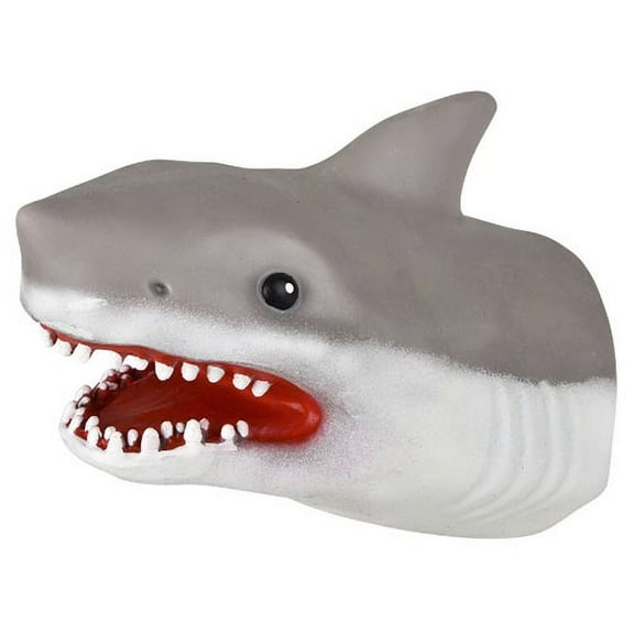 Rhode Island Novelty - STRETCHY SHARK HAND PUPPET [Gray] (6 inch)