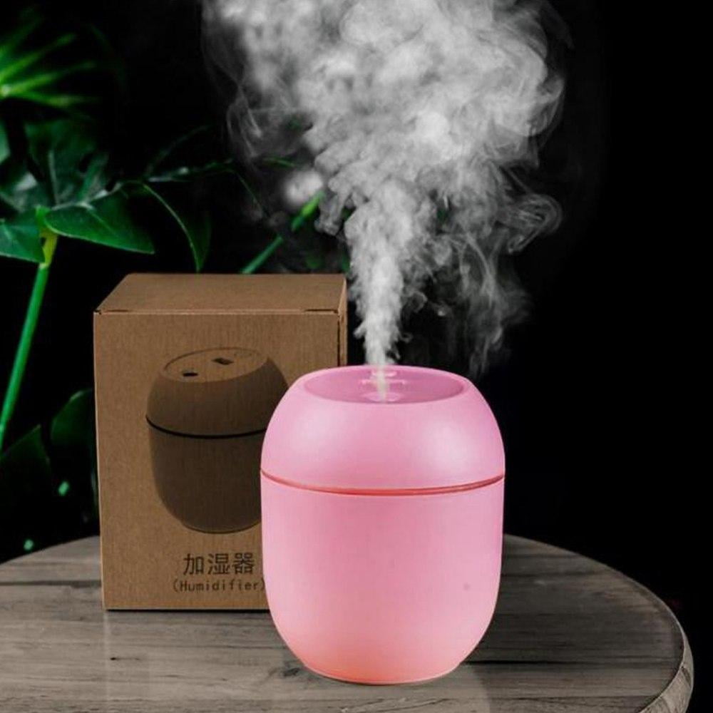 Hibibud Portable Ultrasonic Humidifier, Warm & Cool Mist with Night ...