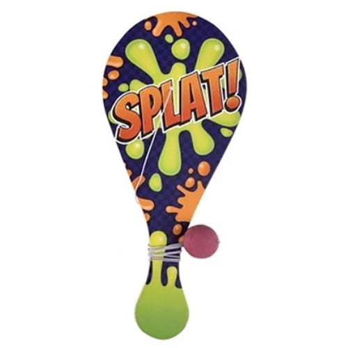 Rhode Island Novelty Toys - Fun Sayings Paddle Ball Set - SPLAT! [10 inch]