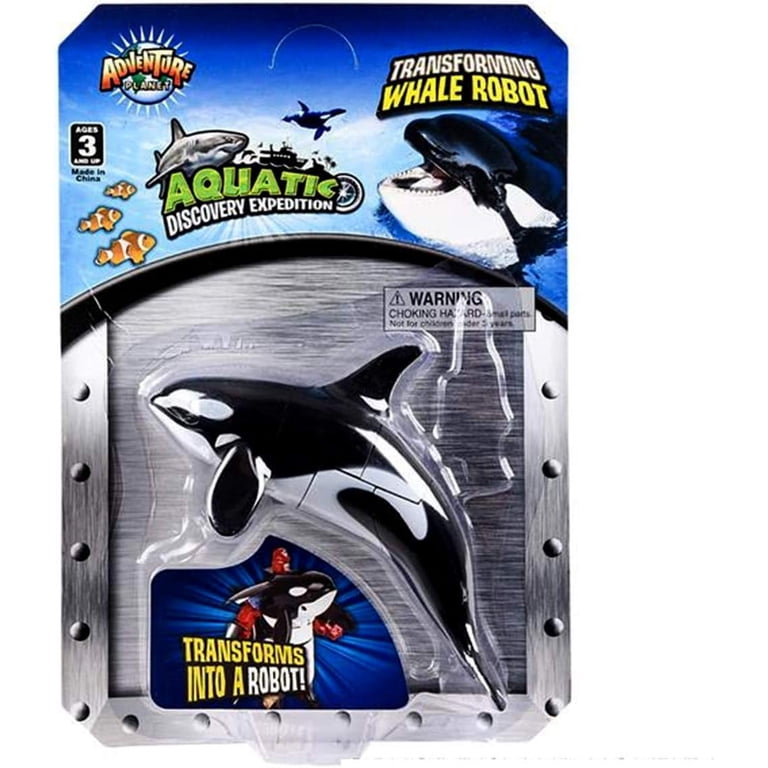 ホビーラジコン ORCA Rhode Island Novelty Unisex Transforming Orca Whale Action Figure