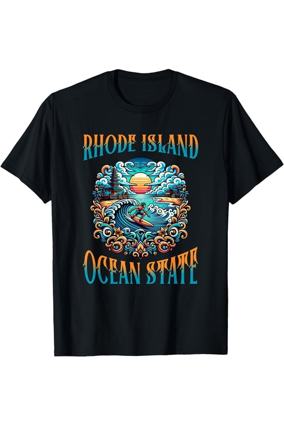 Rhode Island Ocean State T-Shirt, Unisex T-Shirt