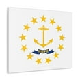 thumbnail image 1 of Rhode Island State Flag Canvas Vibrant Wall Art Unframed Home Decor, 1 of 13