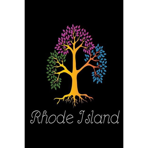 Rhode Island: Tree Of Life RI US Home State Gift Sketchbook (Paperback)