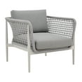 thumbnail image 1 of Rhodes Outdoor Patio Armchair in Aluminum, 1 of 8