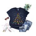 thumbnail image 1 of Rhodesian Ridgeback Christmas Tree T-Shirt, Funny Dog Lover Gift, Rhodesian Ridgeback Christmas Lights Shirts, Christmas Shirts for Women Men, 1 of 3