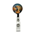 thumbnail image 1 of Rhodesian Ridgeback Dog Abstract Stylized Art Retractable Reel ID Badge Key Card Name Tag Holder with Clip, 1 of 7