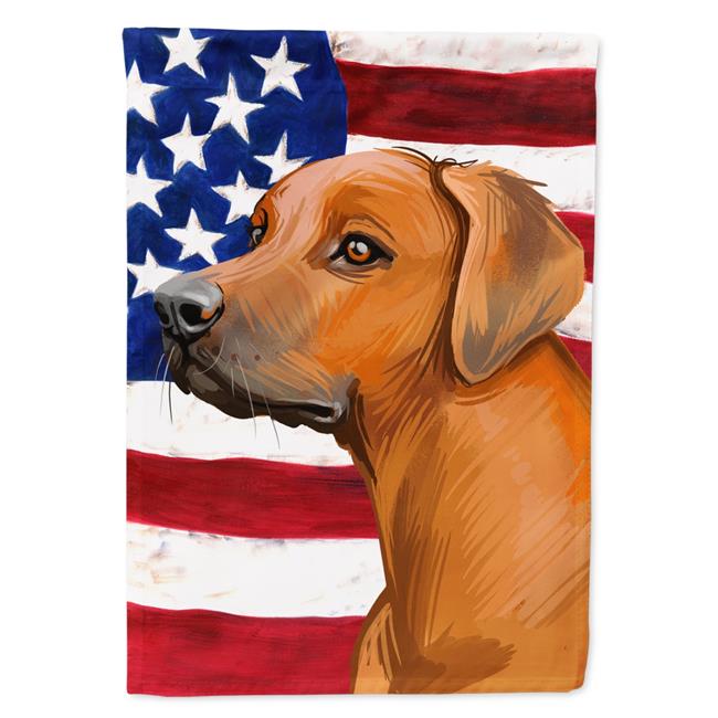 Beautiful Rhodesian ridgeback puppy in the garden Stock Photo