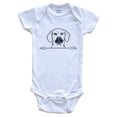 thumbnail image 1 of Rhodesian Ridgeback Dog Breed Drawing Cute Baby Bodysuit, 6-9 months white, 1 of 4