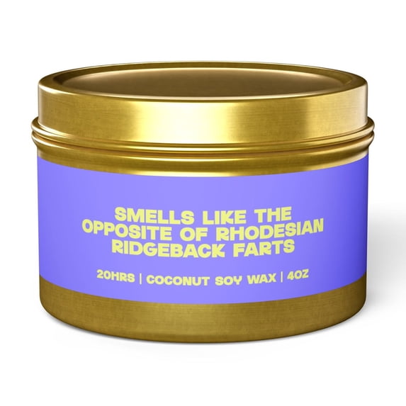 Rhodesian Ridgeback Dog Mom Mother's Day Tin Candle Gifts Funny Home Decor