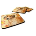 thumbnail image 1 of Rhodesian Ridgeback Fall Foam Coaster Set of 4 Yellow, 1 of 3