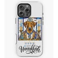 thumbnail image 1 of Rhodesian Ridgeback Hanukkah Art Phone Case for iPhone 16 15 14 13 12 11 Pro Max, 1 of 2
