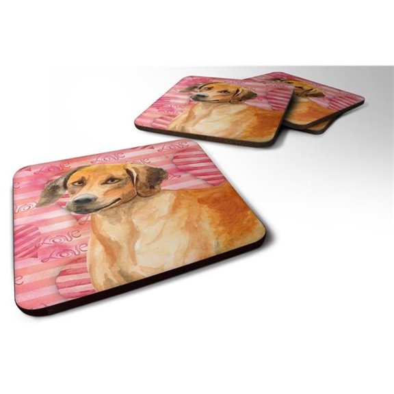 Rhodesian Ridgeback Love Foam Coaster