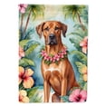 thumbnail image 1 of Rhodesian Ridgeback Luau Garden Flag 11.25 in x 15.5 in, 1 of 5
