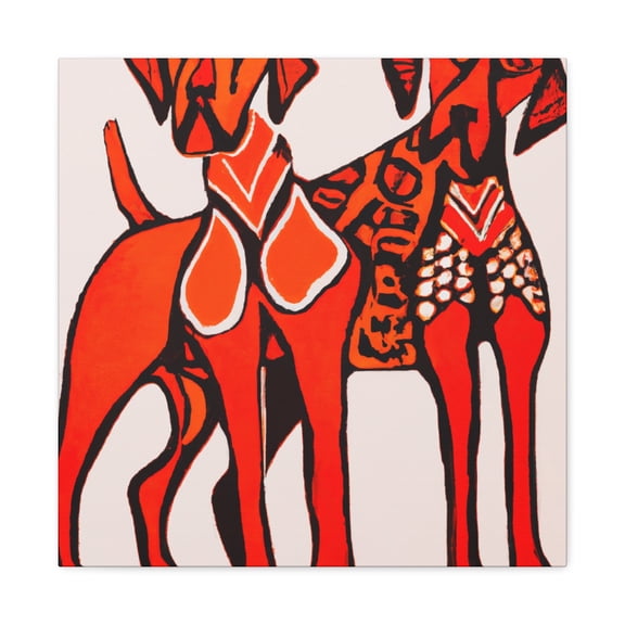 "Rhodesian Ridgeback Portrait" - Canvas