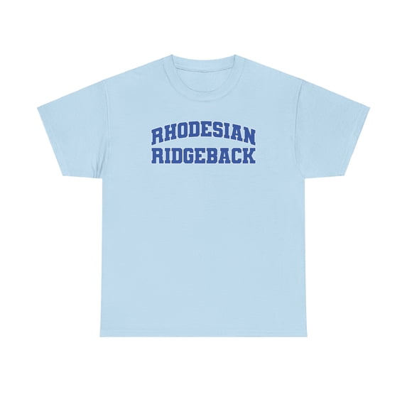 Rhodesian Ridgeback Shirt Gifts Tshirt Crew Neck Short Sleeve