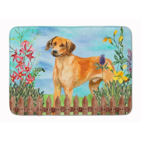 Rhodesian Ridgeback Spring Machine Washable Memory Foam Mat