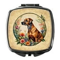 thumbnail image 1 of Rhodesian Ridgeback and Flowers Compact Mirror 2.75 in x 3 in, 1 of 4