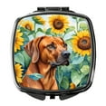 thumbnail image 1 of Rhodesian Ridgeback in Sunflowers Compact Mirror 2.75 in x 3 in, 1 of 4