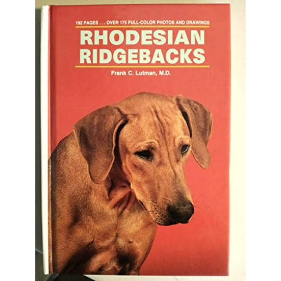 Pre-Owned Rhodesian Ridgebacks Hardcover
