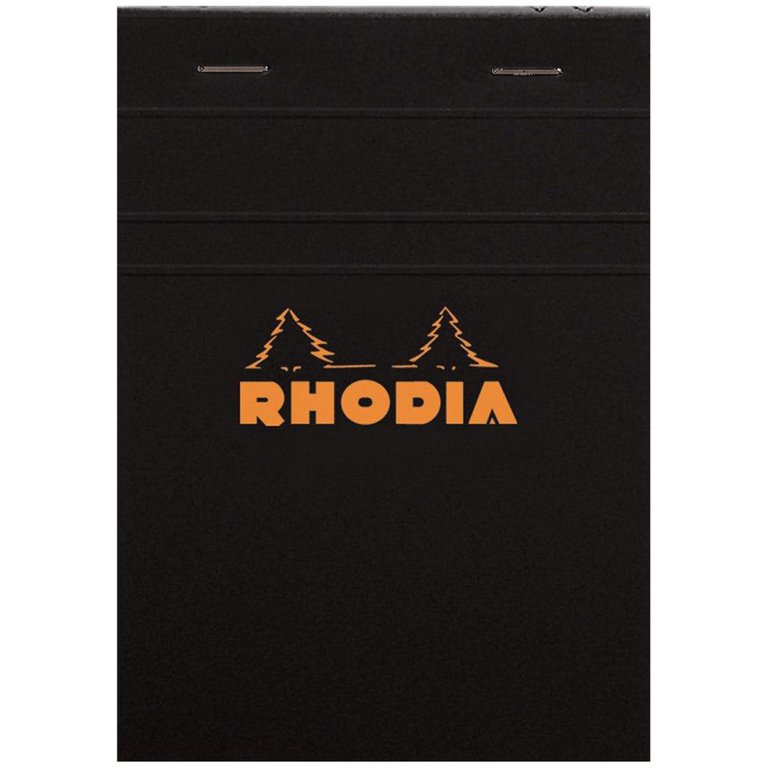 Rhodia Notepad, No12 A7+, Lined - Black - Walmart.com