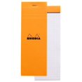 thumbnail image 1 of Rhodia Pad 3x8.25 Orange: White Graph Grid Sheets (Other), 1 of 7