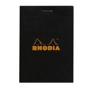 Rhodia Pad, Staple Bound, Graph, Black, 3 in x 4 in