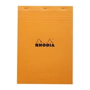 Rhodia Pad, Staple Bound, Graph, Orange, 8.25 in x 11.75 in