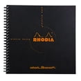 thumbnail image 1 of Rhodia Reverse Wirebound Notebook - Black, Dot Grid, 8-1/4" x 8-1/4", 1 of 3