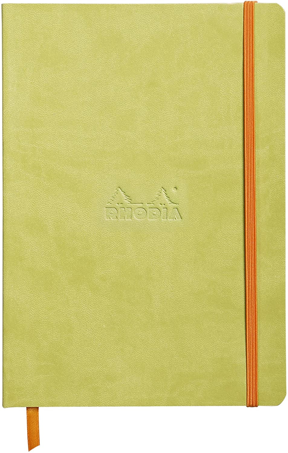 Rhodia Rhodiarama Soft Cover Notebook - 80 Dots Sheets - 6 x 8 1/4 - Anise Cover