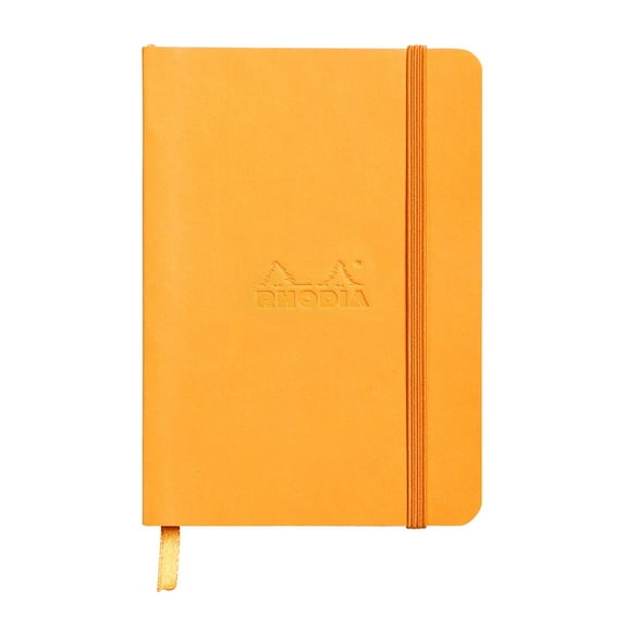 Rhodia Rhodiarama Soft Notebook - 72 Dots Sheets - 4 x 5 1/2 - Orange