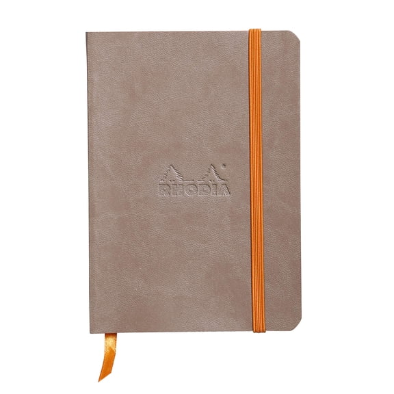 Rhodia Rhodiarama Soft Notebook - 72 Dots Sheets - 4 x 5 1/2 - Taupe