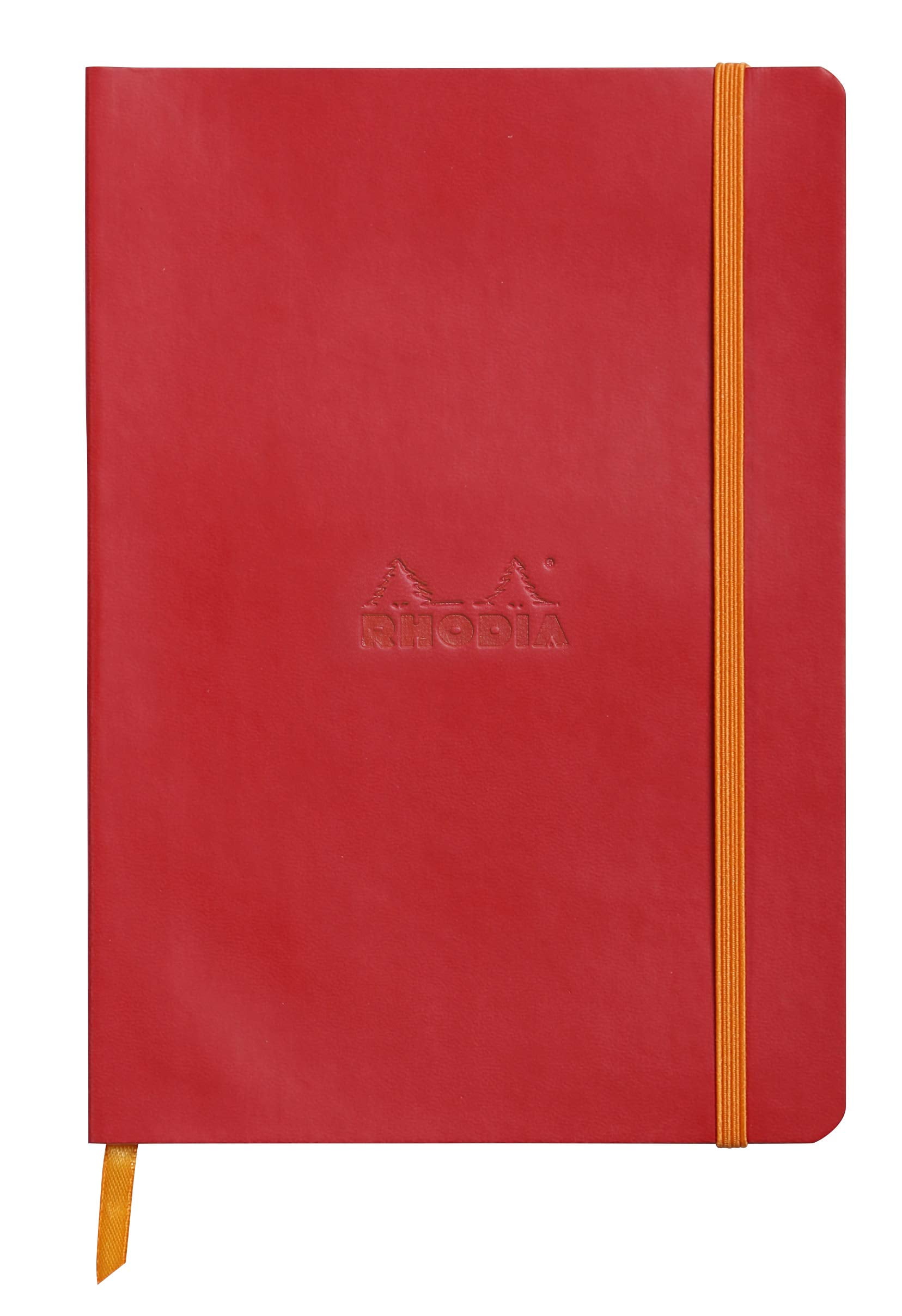 Rhodia Rhodiarama Soft Notebook - 80 Dots Sheets - 6 x 8 1/4 - Poppy