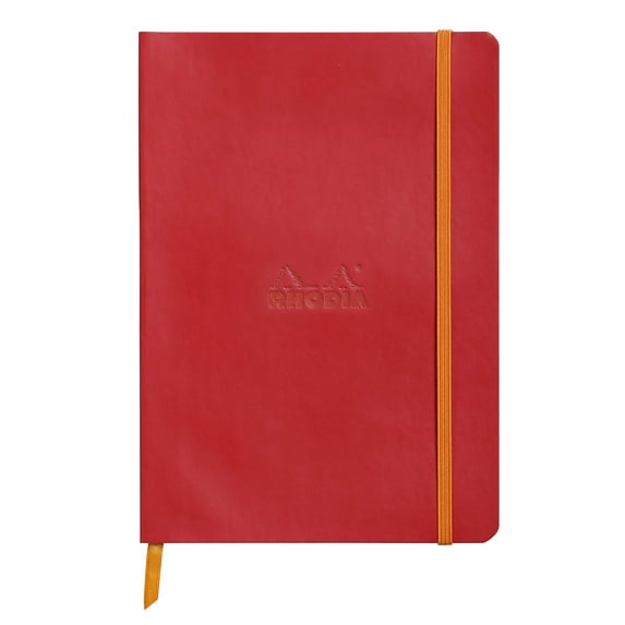 Rhodia Rhodiarama Soft Notebook - 80 Dots Sheets - 6 x 8 1/4 - Poppy