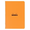 thumbnail image 1 of Rhodia Side Stapled Notebook, Lined, 8.25 in x 11.75 in, Orange, 1 of 4