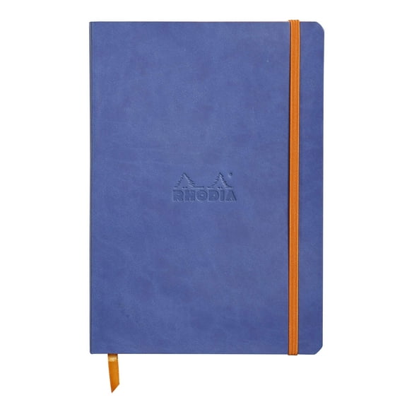 Rhodia Soft Cover Dot Notebook 6"X8.25"-Sapphire