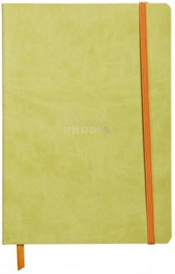 Rhodia - Soft Cover Rhodiarama Notebooks, 6 x 8 1/4 (A5), Anise Green, Lined