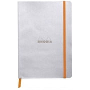Rhodia - Soft Cover Rhodiarama Notebooks, 6 x 8 1/4 A5, Silver, Lined