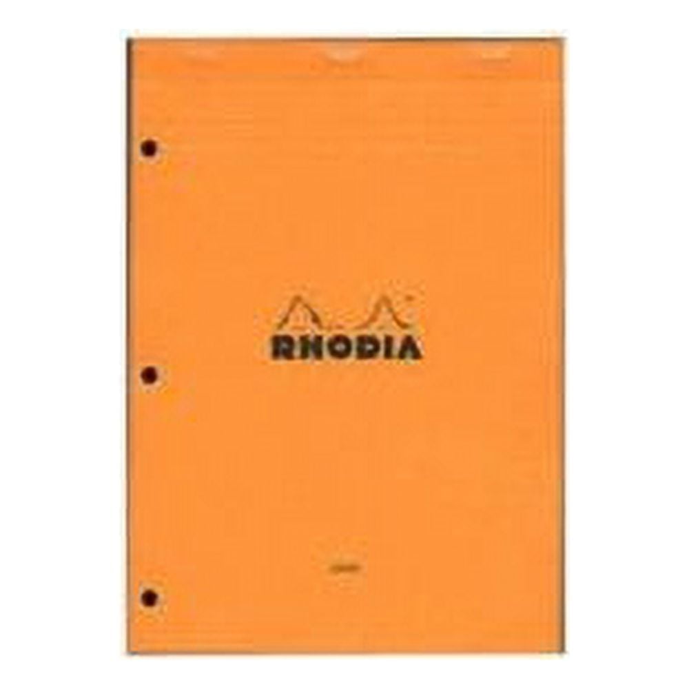 Rhodia Classic Orange Pad 8.25X11.75 Lined Wa