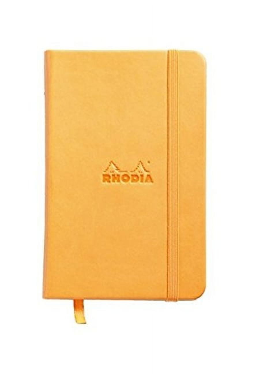 Rhodia Webbie Hardcover Dot Grid 3 1/2 X 5 1/2 A6 Orange Cover Notebook (Hardcover)