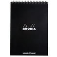 thumbnail image 1 of Rhodia Wire-Bound Sketchbook, Dots, 8.25 in x 11.75 in, Black, 1 of 3