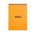 thumbnail image 1 of Rhodia Wire-Bound Sketchbook, Graph, 8.25 in x 11.75 in, Orange, 1 of 3
