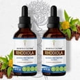 thumbnail image 1 of Secrets Of The Tribe Rhodiola Tincture Dietary Supplement, Natural Herbal Extract for Stress Support, Rhodiola (Rhodiola rosea) Dried Root, Alcohol-Free Extract, Drops 2x4 oz, 1 of 5