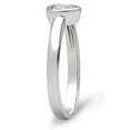 thumbnail image 1 of Rhodium Brass Ring with AAA Grade CZ in Clear for Women Clear Stone Color Style 3W107 Size 5, 1 of 3